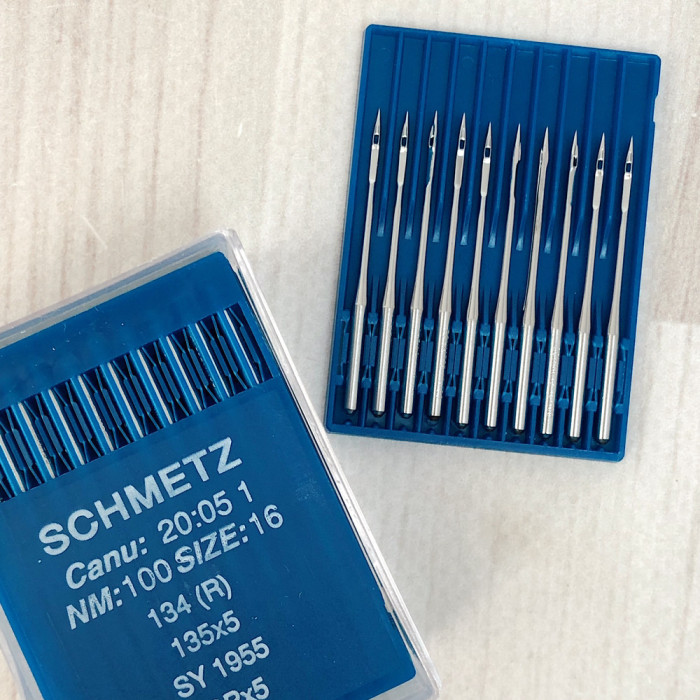 Голки Schmetz 134R (DPx5) №100 з товстою колбою для промислових машин