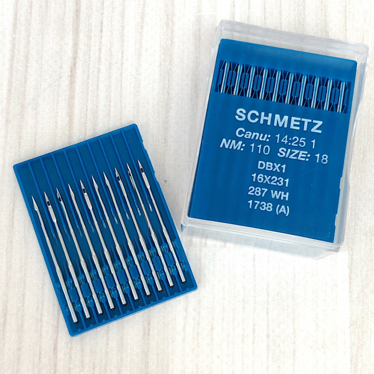 Голки Schmetz DBx1 (1738) №110 з тонкою колбою для промислових машин