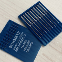 Голки Schmetz 134SES (DPx5 SES) №80 з товстою колбою для трикотажних та еластичних тканин для промислових машин