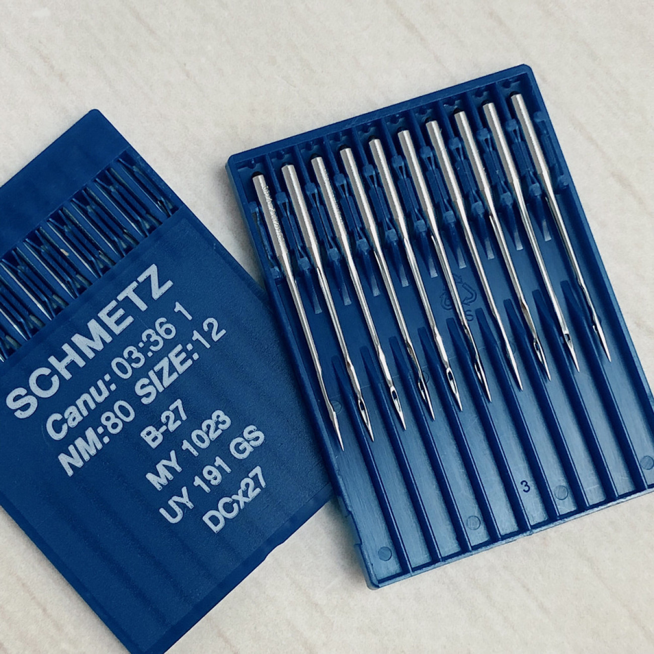 Голки Schmetz B-27 №80 для промислових оверлоків