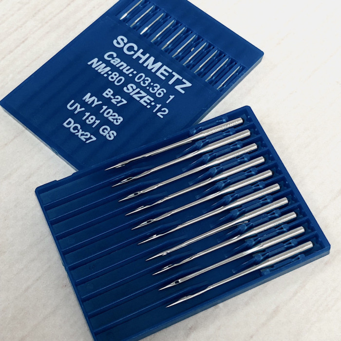 Голки Schmetz B-27 №80 для промислових оверлоків