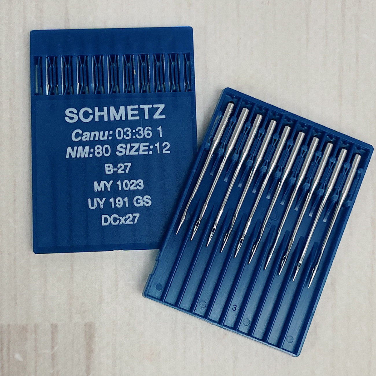 Голки Schmetz B-27 №80 для промислових оверлоків
