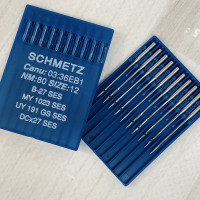Голки Schmetz B-27 SES №80 для промислових оверлоків для трикотажних тканин