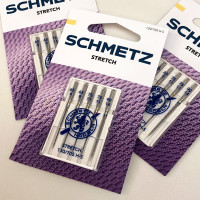 Голки Schmetz Stretch, MIX: 65(2), 75(2), 90(1)
