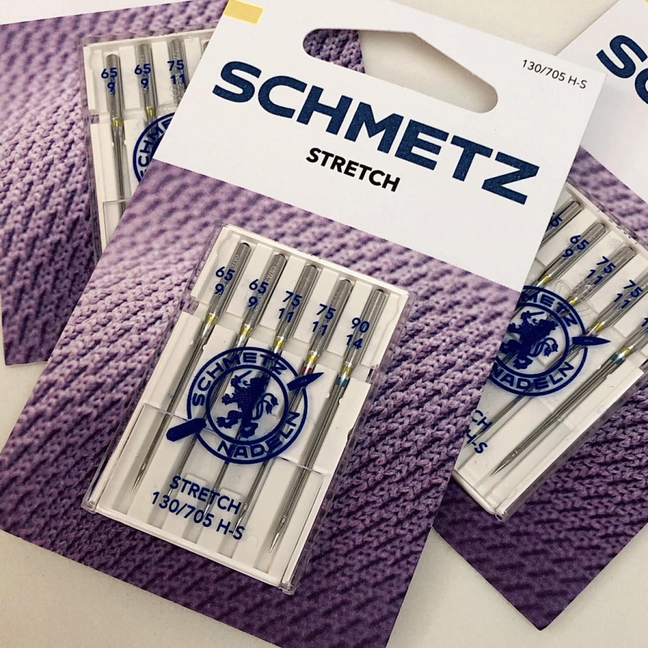 Голки Schmetz Stretch, MIX: 65(2), 75(2), 90(1)