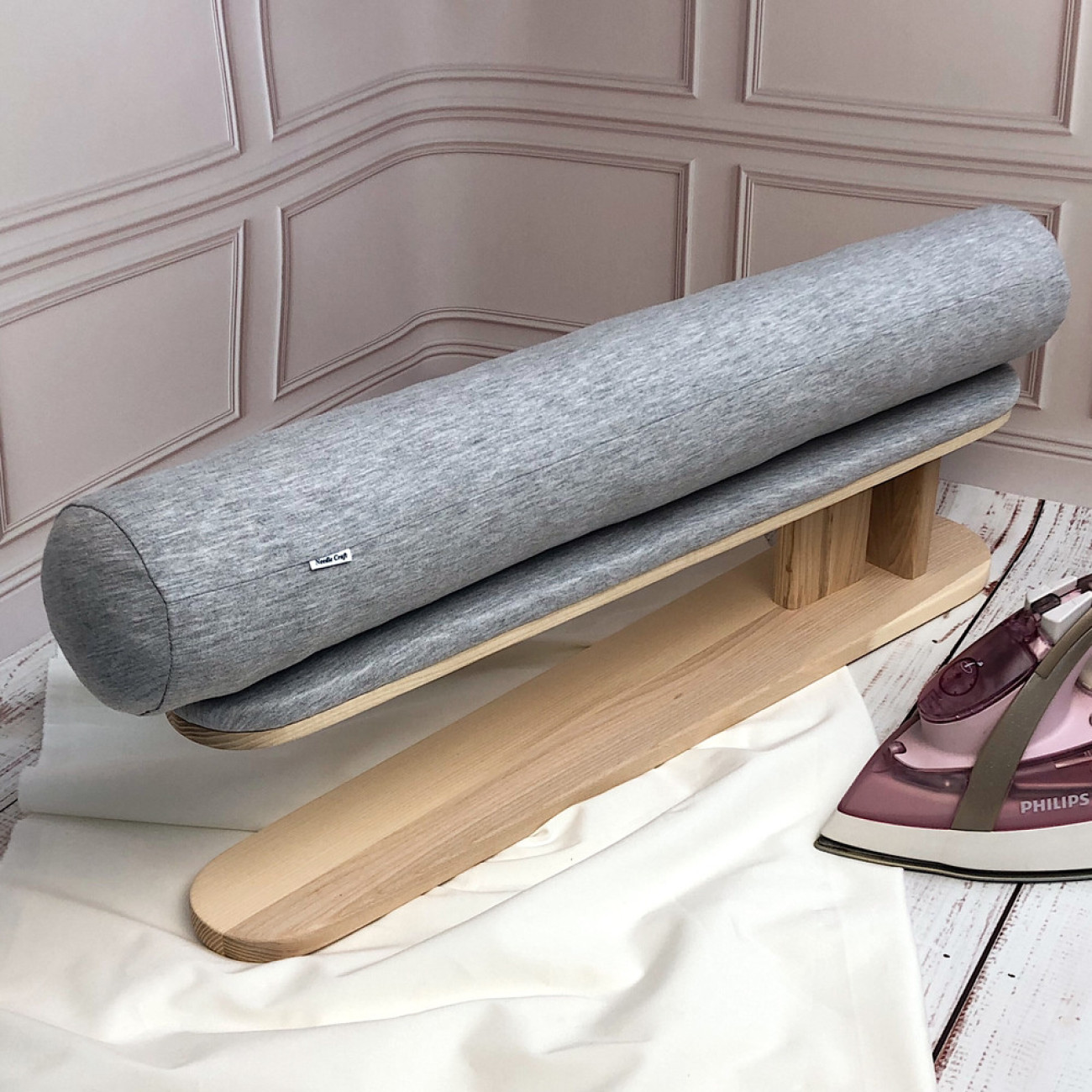 Кравецька подушечка для ВТО Needle Craft Валик Сіра