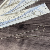 Набір резинковтягувач і спиця для вивертання руликів (інструменти для шиття та рукоділля)