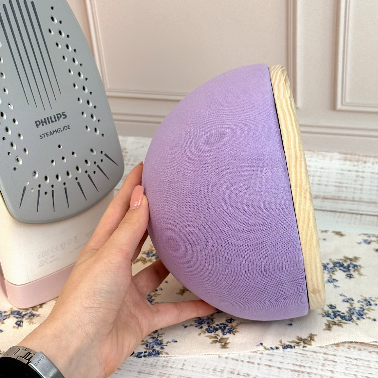 Кравецька колодка для ВТО Needle Craft Груди на підошві 18 см Лілова