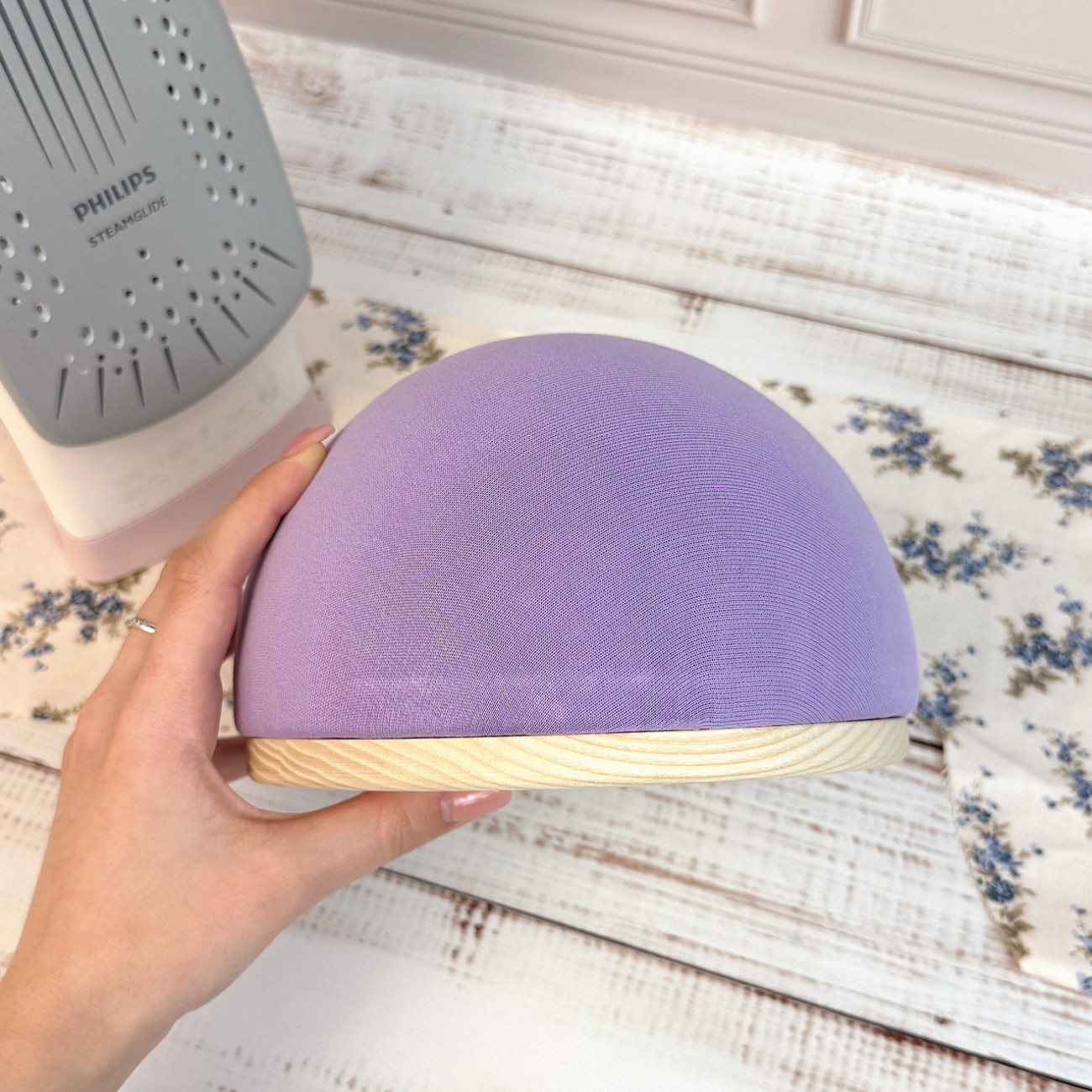 Кравецька колодка для ВТО Needle Craft Груди на підошві 18 см Лілова