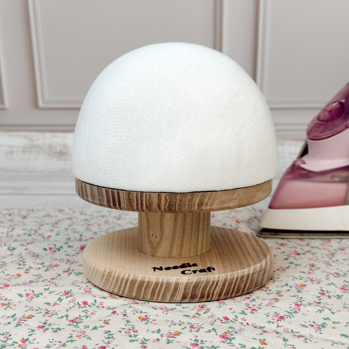 Кравецька колодка для ВТО Needle Craft Груди на підставці 12 см Молочна