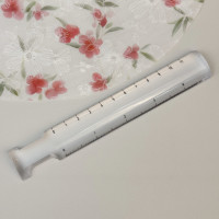 Лупа-лінійка акрилова з розміткою – збільшувальне скло та лінійка 2-в-1 для рукоділля та читання