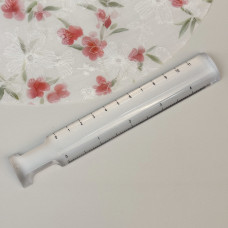 Лупа-лінійка акрилова з розміткою – збільшувальне скло та лінійка 2-в-1 для рукоділля та читання