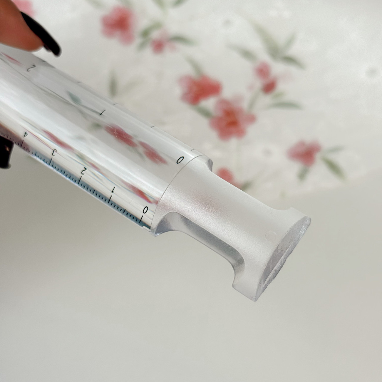 Лупа-лінійка акрилова з розміткою – збільшувальне скло та лінійка 2-в-1 для рукоділля та читання