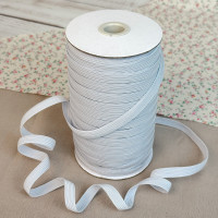 Резинка для білизни 1 см біла - еластична стрічка для шиття одягу