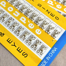 Гачок - петля №0 золото для одягу та білизни