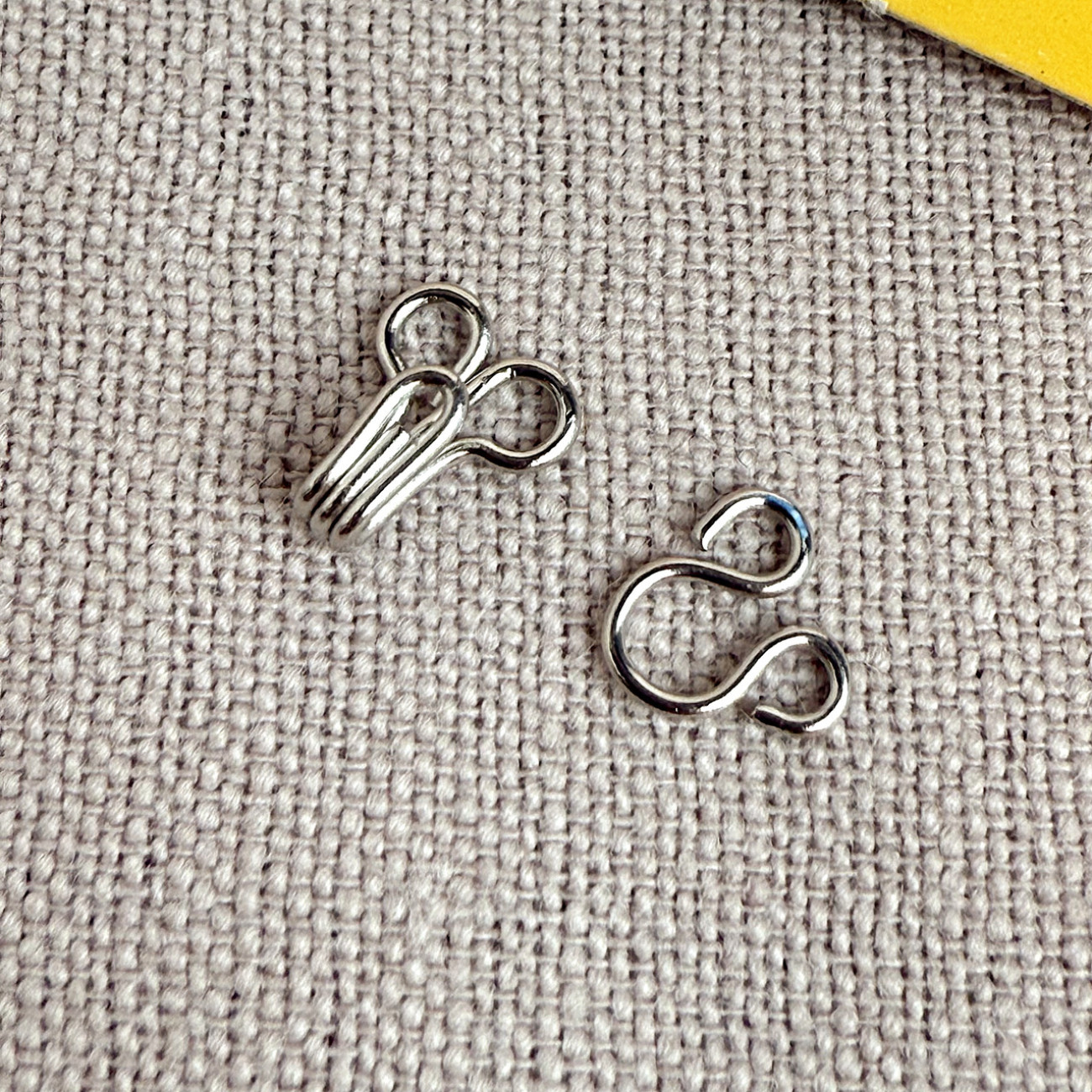Гачок - петля №0 срібло для одягу та білизни