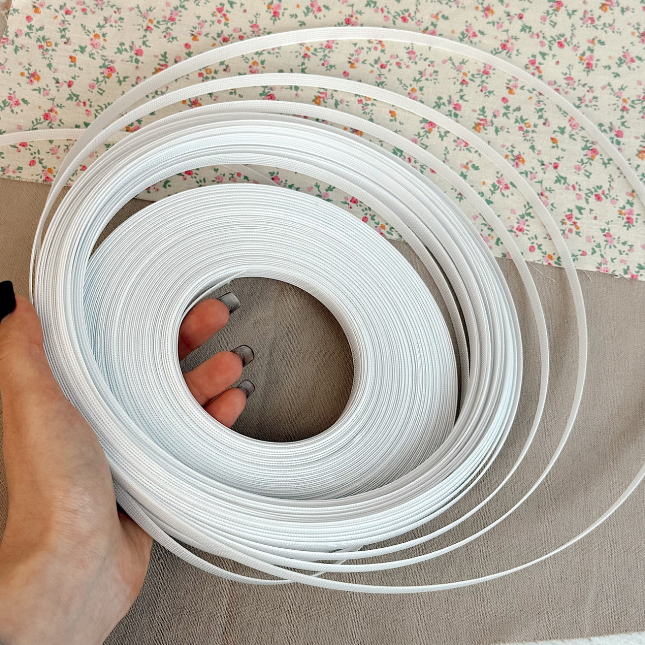 Регілін жорсткий 8 мм, білий