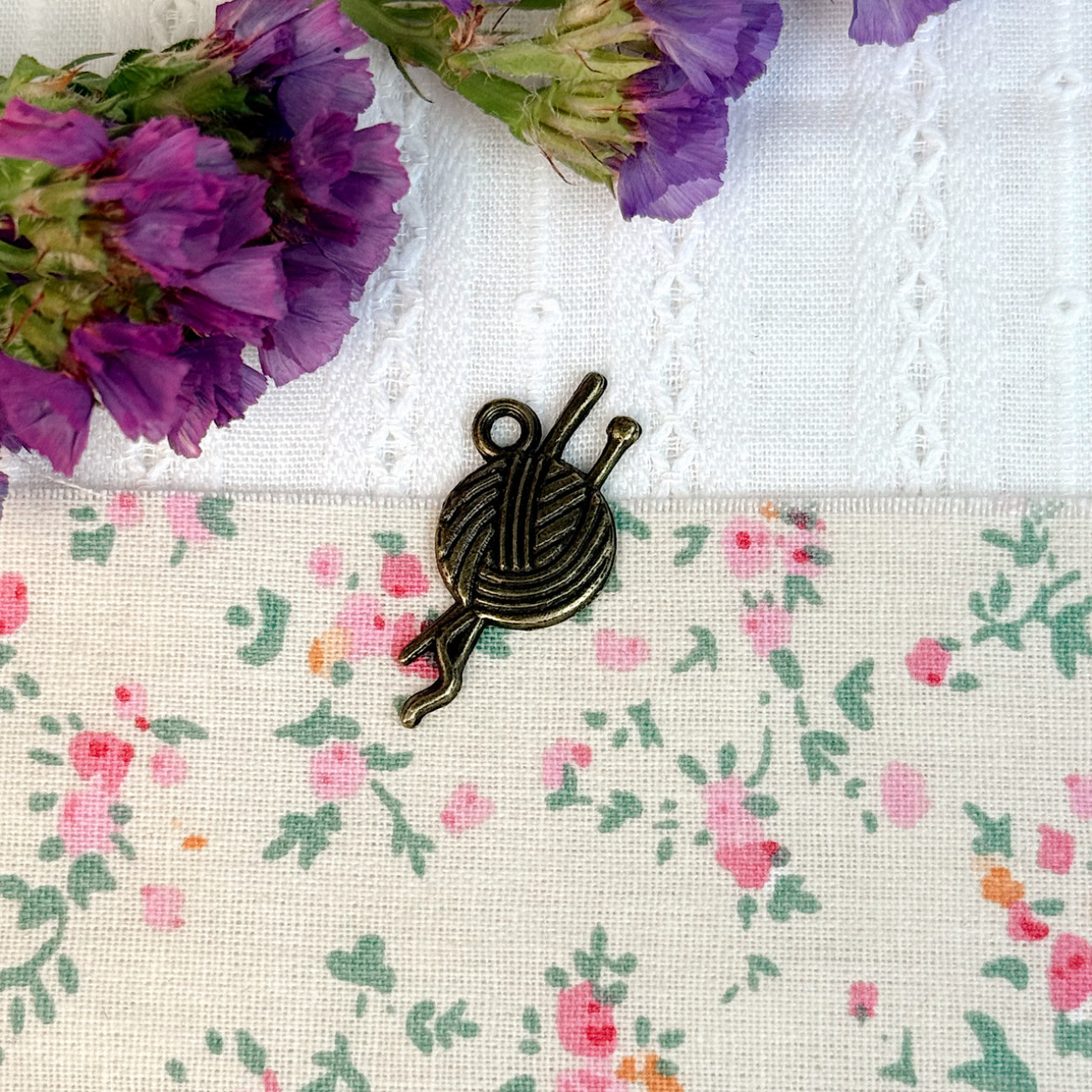 Набір №2 шармів-підвісок для рукоділля (пришивних), 5 шт