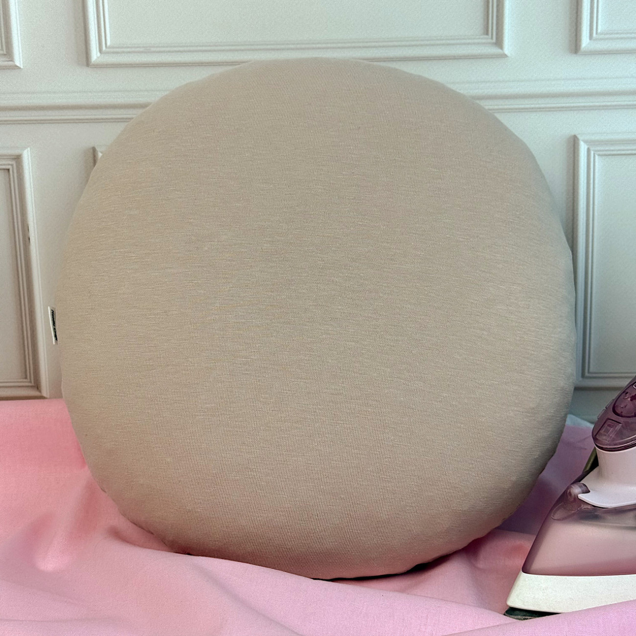 Кравецька подушечка для ВТО Needle Craft Кругла Бежева