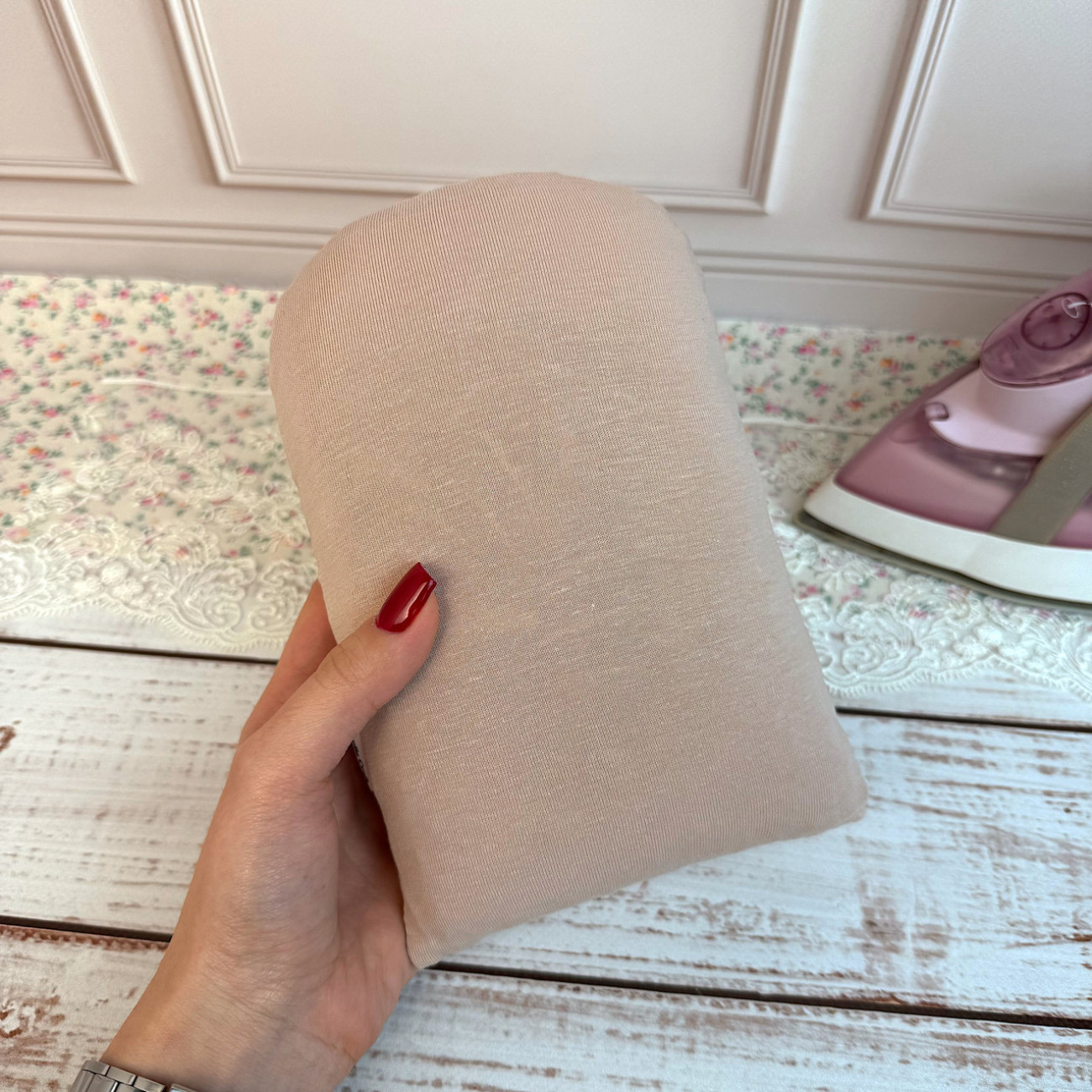 Кравецька подушечка для ВТО Needle Craft Прямокутна Бежева