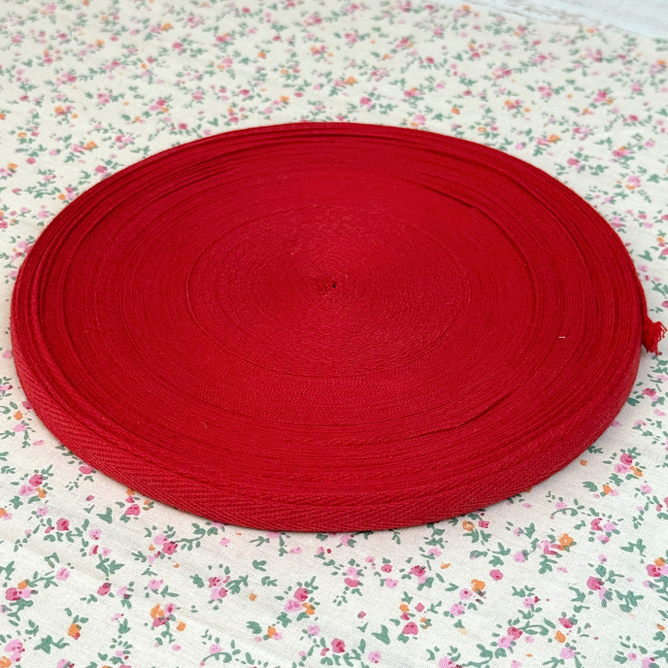 Тасьма кіперна 1 см, червона