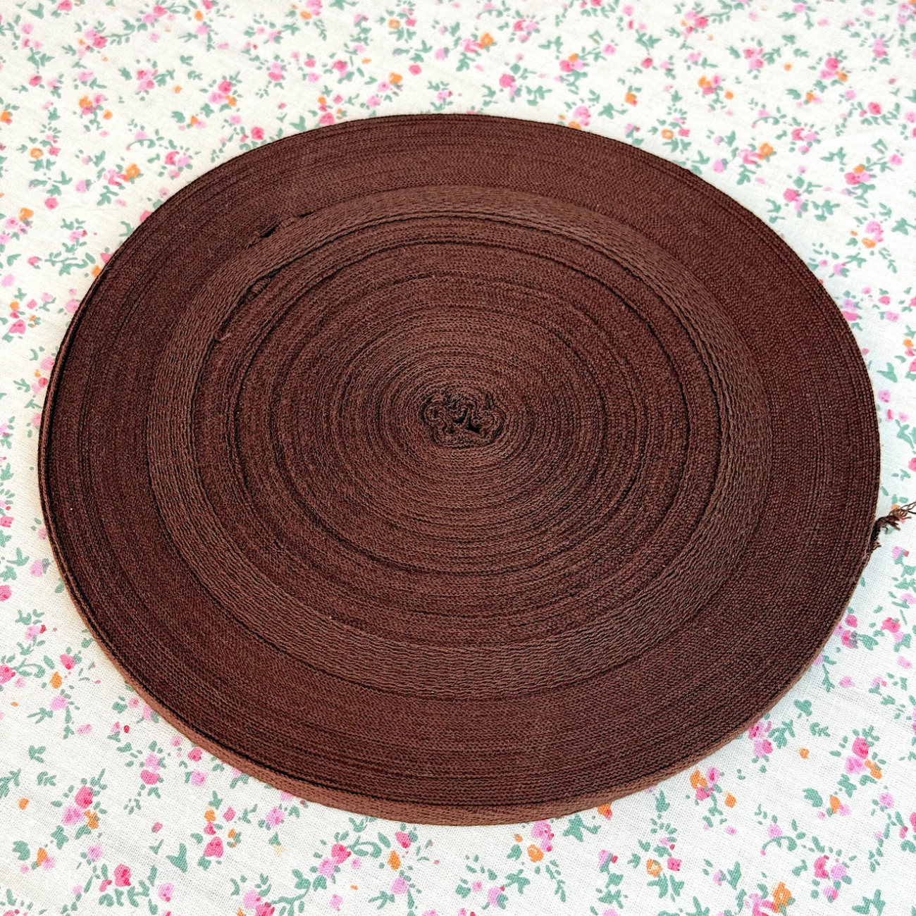 Тасьма кіперна 1 см, коричнева