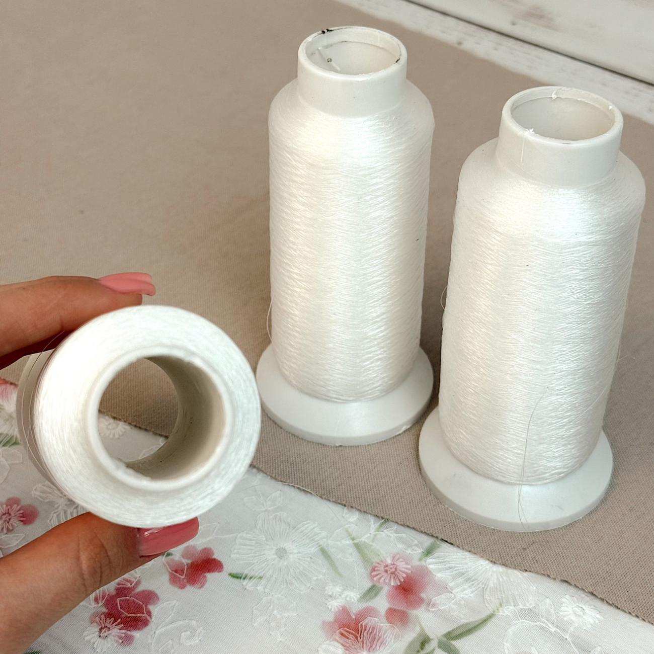 Мононитка швейна прозора 0,13 мм, 5000 ярдів, нейлонова