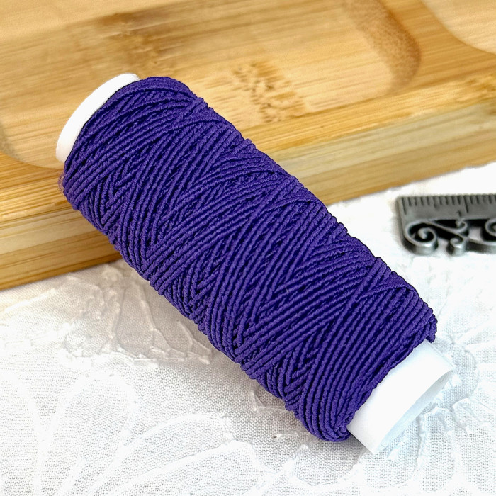 Нитка-резинка (спандекс), фіолетова
