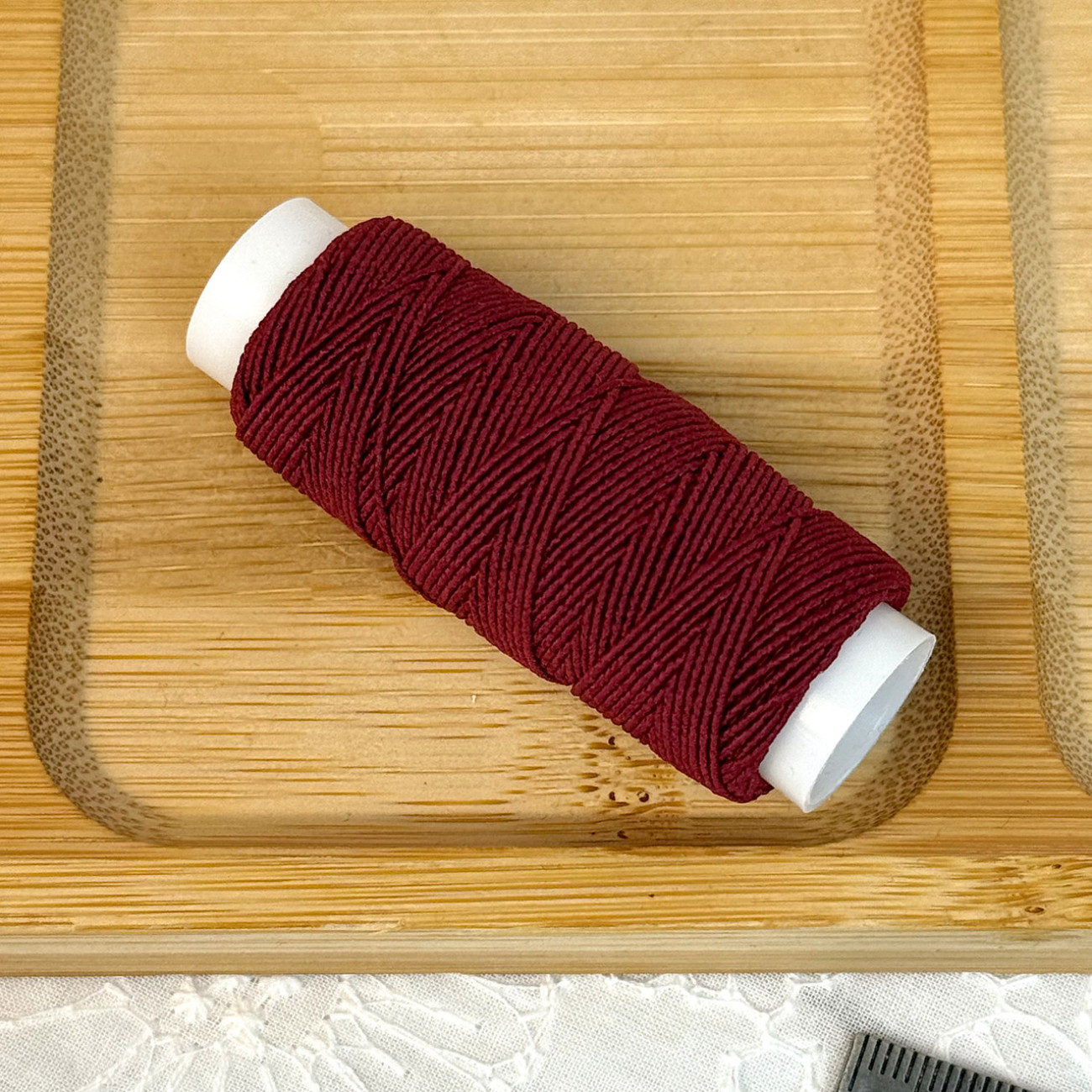 Нитка-резинка (спандекс), бордова