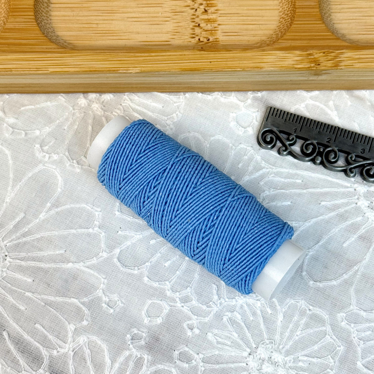 Нитка-резинка (спандекс), блакитна