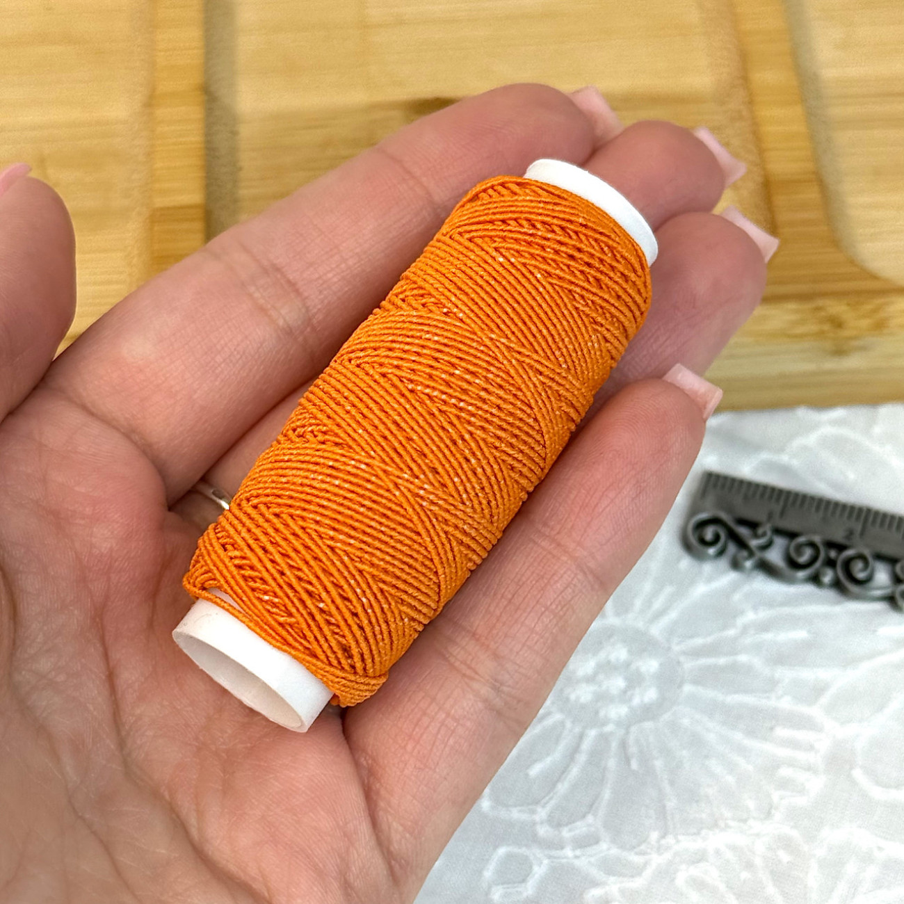 Нитка-резинка (спандекс), помаранчева