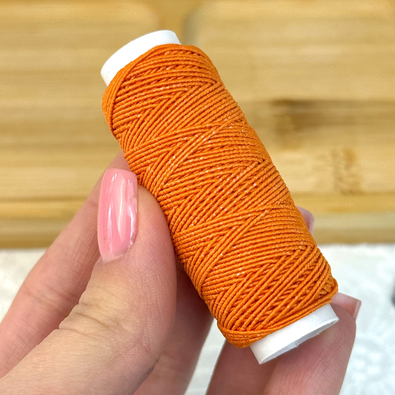 Нитка-резинка (спандекс), помаранчева