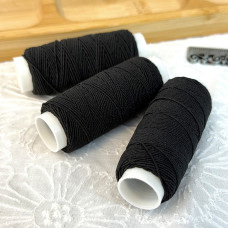 Нитка-резинка (спандекс), чорна