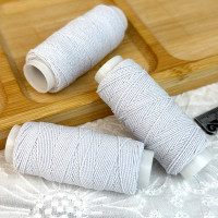 Нитка-резинка (спандекс), біла