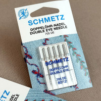 Голки Schmetz Double Eye №80 з двома вушками для декоративних швів