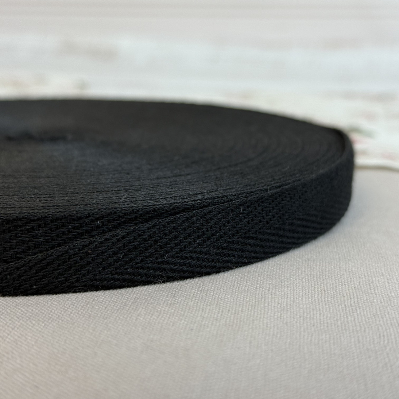 Тасьма кіперна 1,5 см, чорна