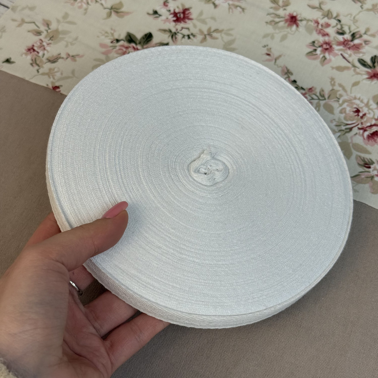 Тасьма кіперна 1,5 см, біла