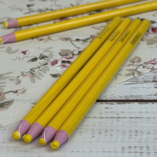 Олівець Standart для розмітки на тканині жовтий, самозаточувальний (водозмивний)