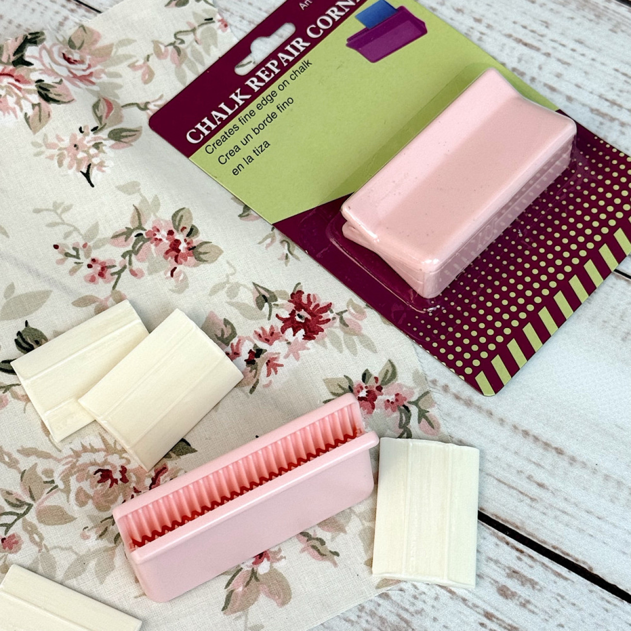 Точилка для крейди та мила рожева