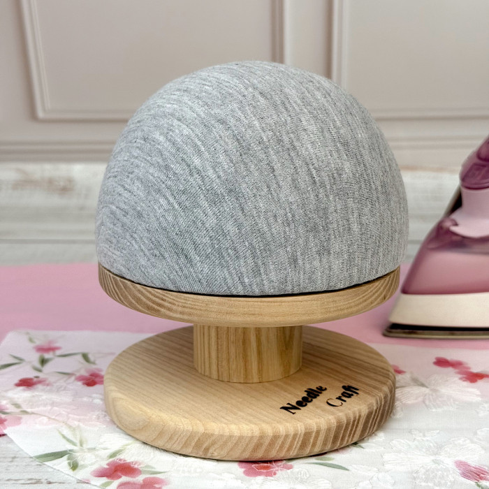 Кравецька колодка для ВТО Needle Craft Груди на підставці 12 см Сіра