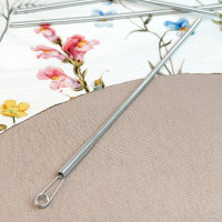 Втягувач шнурків та резинки, гнучкий металевий