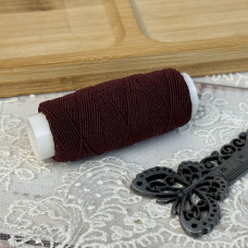 Нитка-резинка (спандекс), темно-коричнева