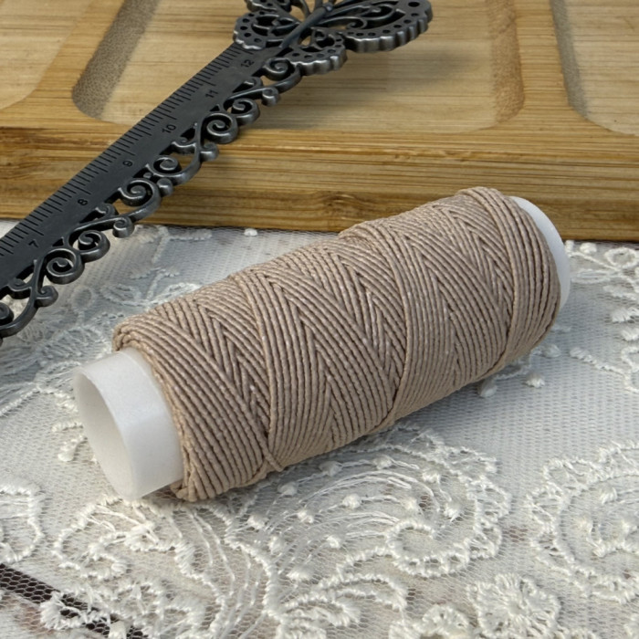 Нитка-резинка (спандекс), бежева