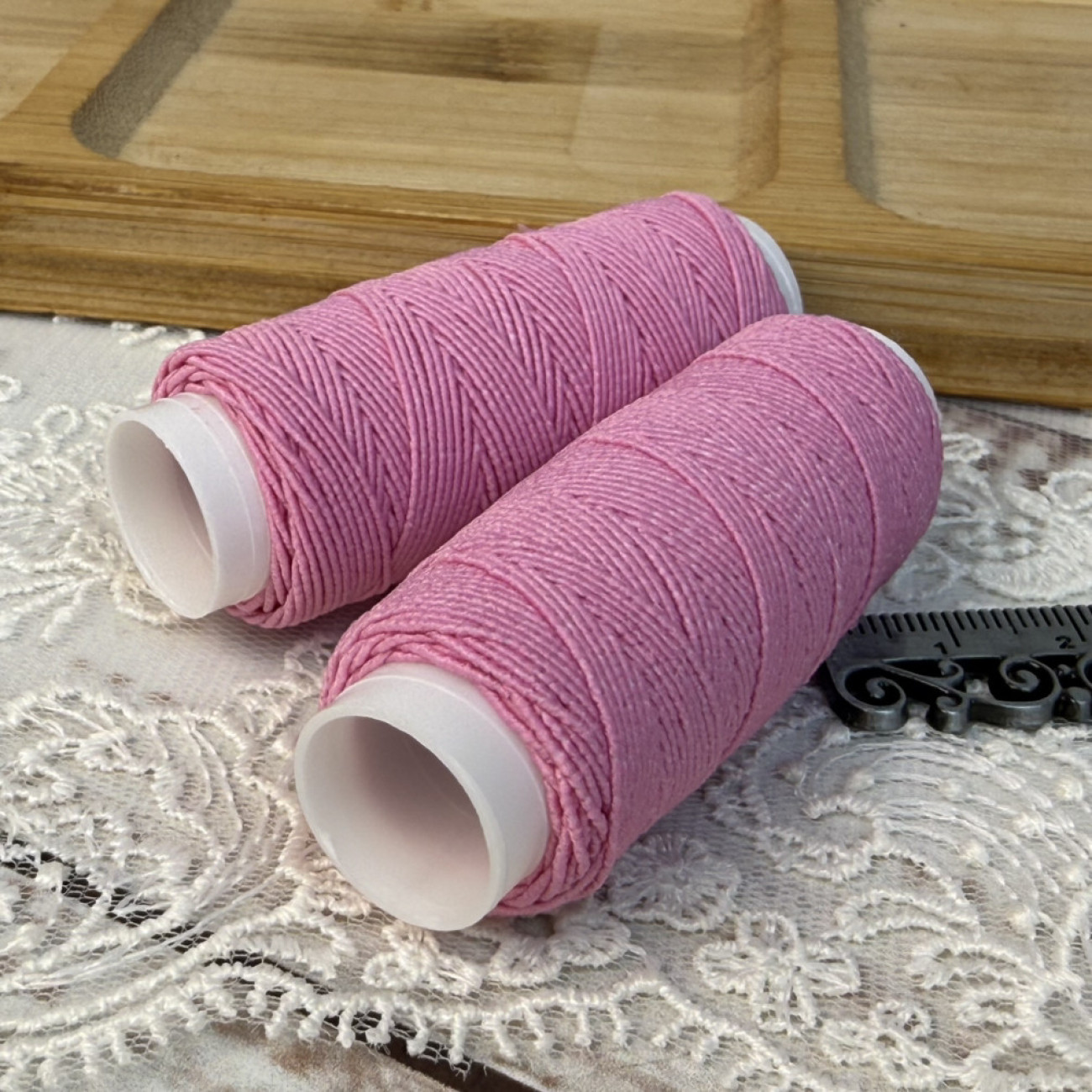 Нитка-резинка (спандекс), рожева