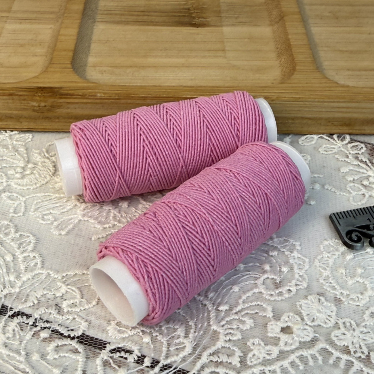 Нитка-резинка (спандекс), рожева