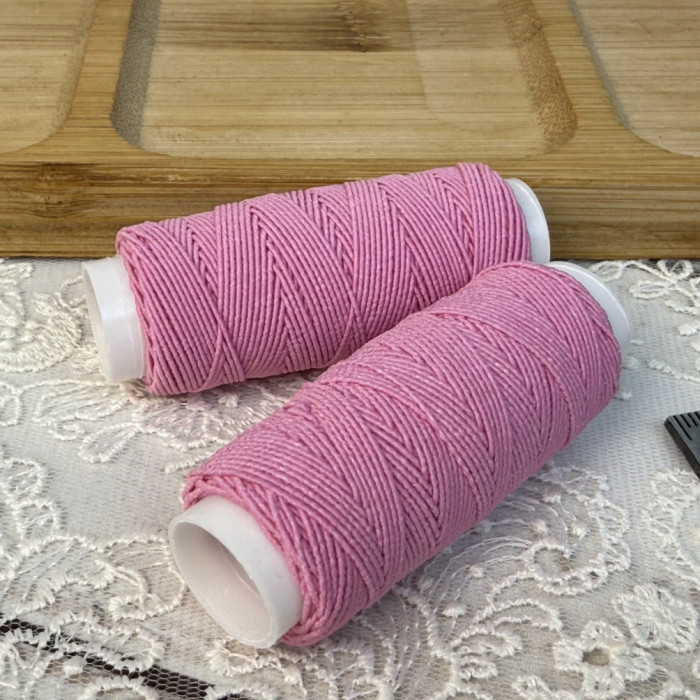 Нитка-резинка (спандекс), рожева