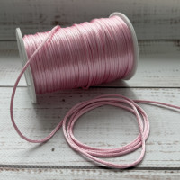 Шнур корсетний 3 мм, рожевий