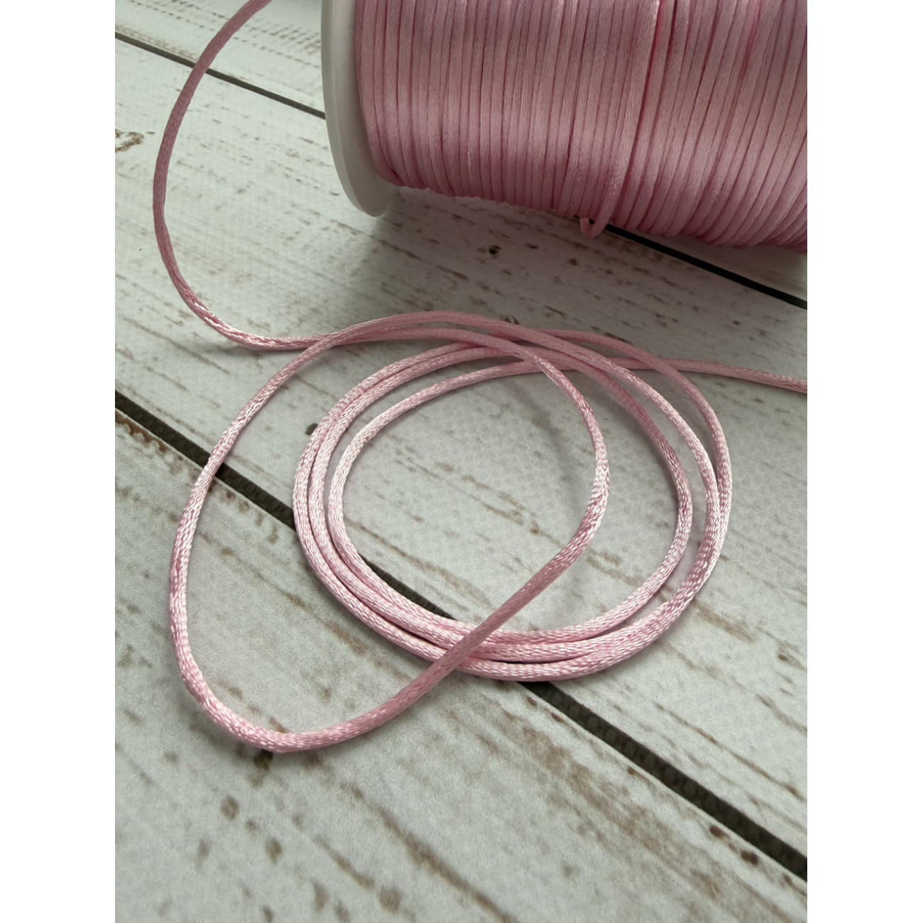 Шнур корсетний 3 мм, рожевий