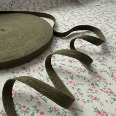 Тасьма кіперна 1 см, хакі