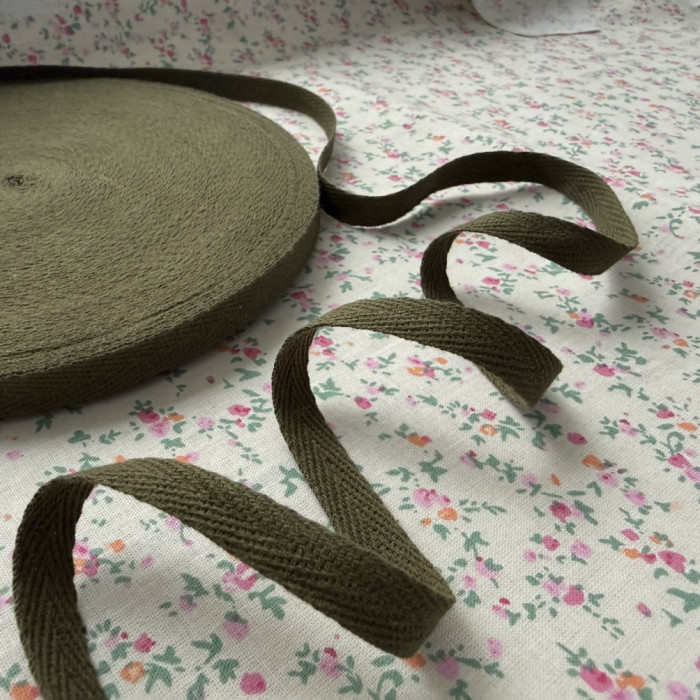 Тасьма кіперна 1 см, хакі